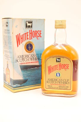 (1) White Horse America's Cup Scotch Whisky, 1987