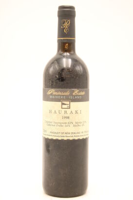 (1) 1998 Peninsula Estate Hauraki Cabernet Sauvignon Merlot, Waiheke