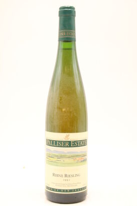 (1) 1992 Palliser Estate Rhine Riesling, Martinborough