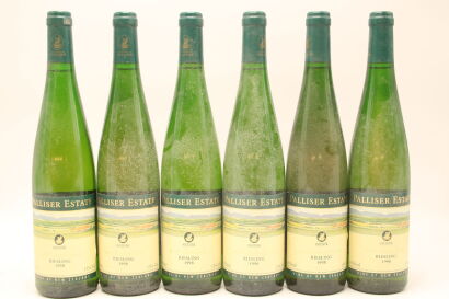 (6) 1998 Palliser Estate Riesling, Martinborough