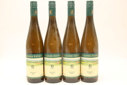 (4) 2002 Palliser Estate Riesling, Martinborough