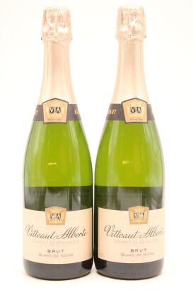 (2) NV Vitteaut-Alberti Cremant de Bourgogne Blanc de Noir Brut, France