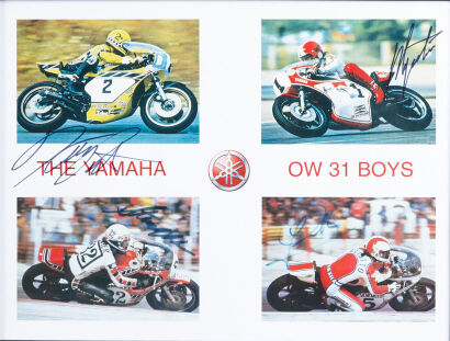 Signed Yamaha Racing Photos- 'The Yamaha OW 31 Boys'Signed Yamaha Racing Photos- 'The Yamaha OW 31 Boys'