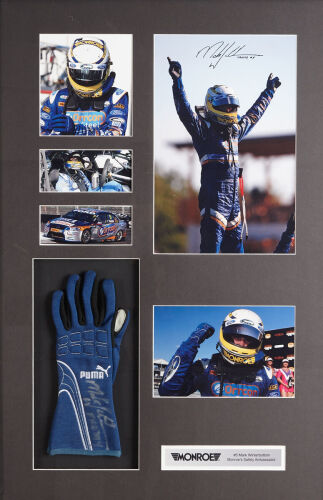 A Mark 'Frosty' Winterbottom signed Glove in Presentation Frame