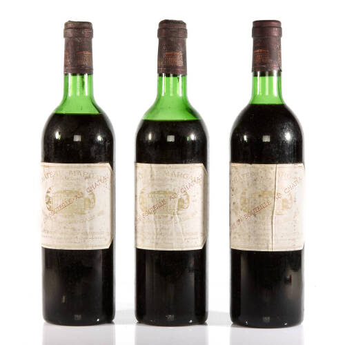 (3) 1976 Chateau Margaux, Margaux