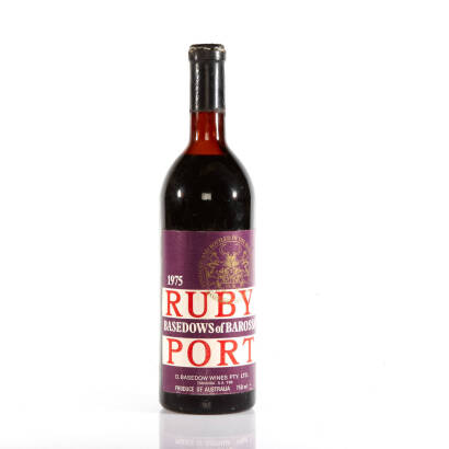 (1) 1975 Ruby Port Basedows of Barossa, Australia, 750ml