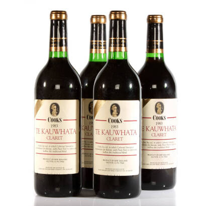 (4) 1983 Cooks Te Kauwhata Claret, New Zealand, 750ml (IN)