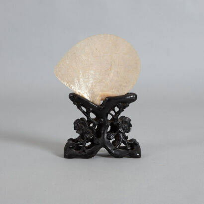 A Chinese Mid Qing Dynasty Mother-of -Pearl Carved Ornament