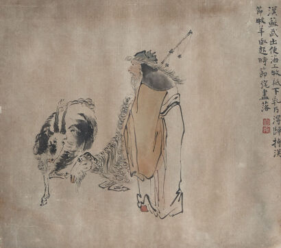 A Chinese 'Figural' Painting (Huang Shen Mark)