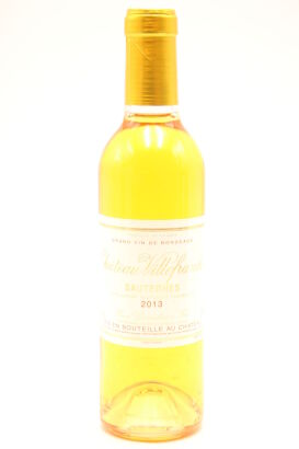 (1) 2013 Chateau Villefranche, Sauternes, 375ml