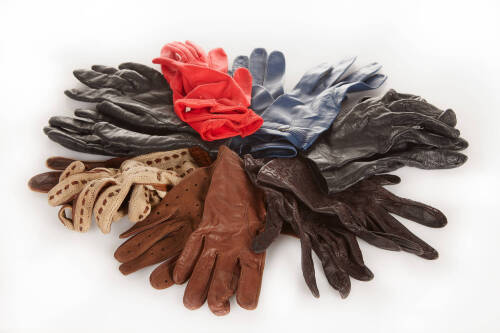 Assorted Ladies Leather Gloves, 27 Pairs