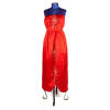 Michael Matter Silk Embroided Evening Gown and Wrap, C. 1960