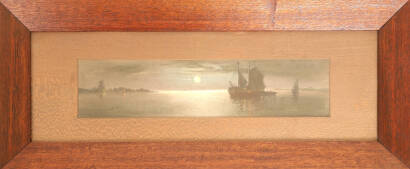 Oak Framed Pastel Signed O'Connell