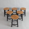 A Set of Six Low 'Baker' Stools by IMO - 2