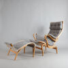 A Bruno Matheson Pernilla Lounge Chair with Ottoman