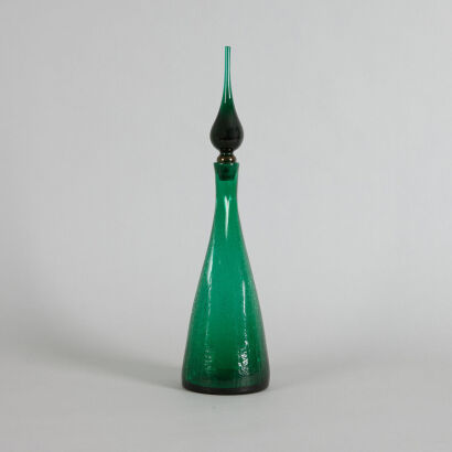 A Blenko Art Glass Decanter