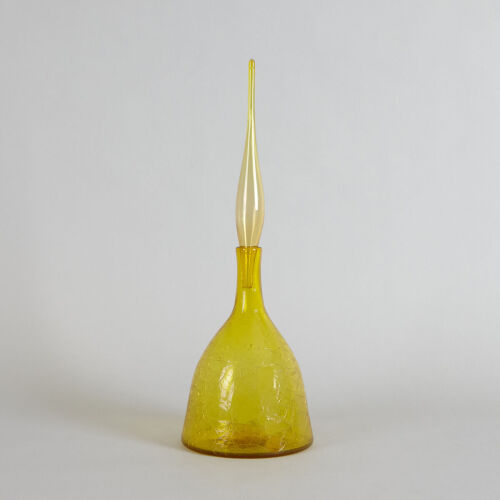 A Rare Large Wayne Husted for Blenko Decanter