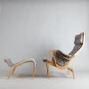 A Bruno Matheson Pernilla Lounge Chair with Ottoman - 2