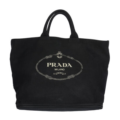 Prada Canvas Tote Bag