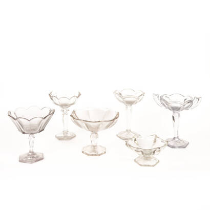 6 Assorted Glass Comports etc.