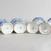 Four 18th Century Blue and White 'Figural' Vases - 4