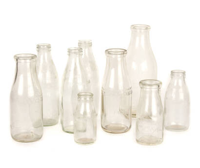 9 Early Milk Bottles