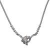 22ct White Gold Diamond Necklace