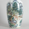 A Chinese Mid Qing Dynasty Famille Rose 'Landscape and Figure' Vase - 4