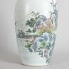 A Chinese Mid Qing Dynasty Famille Rose 'Landscape and Figure' Vase - 5
