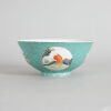 A Chinese Turquoise Ground Famille Rose Medallion Bowl (Da Qing Jiaqing Nian Zhi Mark) - 2
