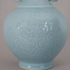 A Chinese Clair-de-Lune Vase with two handles (Da Qing Qianlong Nian Zhi Mark) - 3