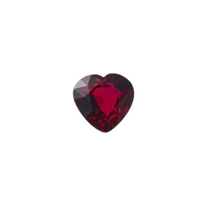 Important Loose 2.18ct No Heat Treatment Heart Shape Ruby