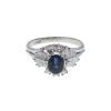 Platinum Sapphire and Diamond Dress Ring