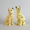 A Pair of Rare Late 19th Century Emile Galle Faience Figures