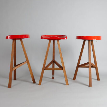 A Trio of Sebastian Wong 'Heidi' Stools for Established & Sons UK