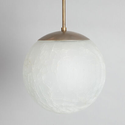 A Moe Crackle Glass Ceiling Light