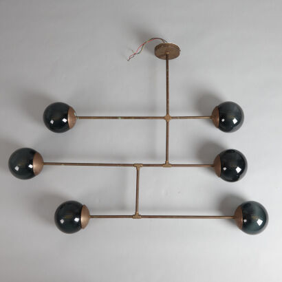 An Unusual Vintage Swivel Light Fixture