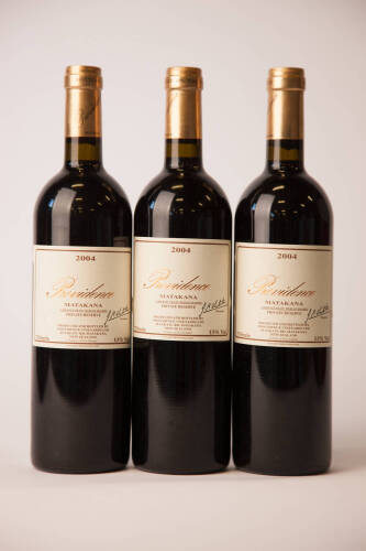 (3) 2004 Providence Private Reserve Cabernet Franc/Merlot/Malbec, Matakana