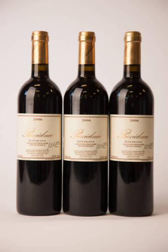 (3) 2006 Providence Private Reserve Cabernet Franc/Merlot/Malbec, Matakana