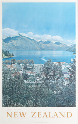 Queenstown, Lake Wakatipu, New Zealand, 1961