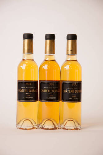 (3) 2005 Chateau Guiraud 375ml