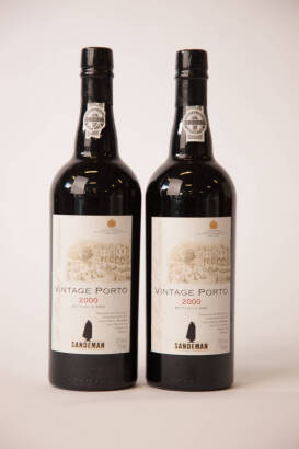 (2) 2000 Sandeman Vintage Port, Oporto
