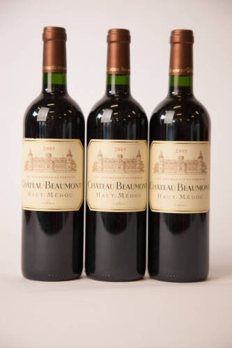 (3) 2005 Chateau Beaumont, Haut Medoc