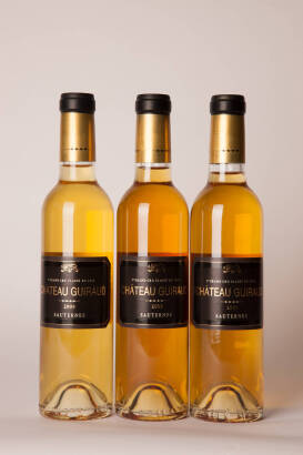 (3) 2009 Chateau Guiraud 375ml
