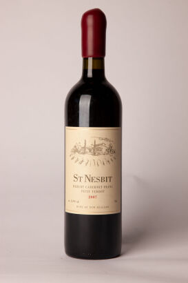 (1) 2007 St Nesbit Merlot Cabernet Franc Petit Verdot , Karaka