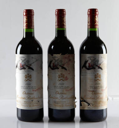 (3) 1996 Chateau Mouton Rothschild