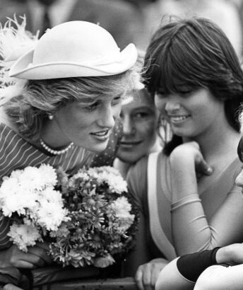 Lady Diana and Onlookers - Eden Park, 1983