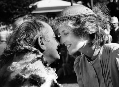 Oh, Snap! Princess Diana greets Minister Ben Couch, Masterton