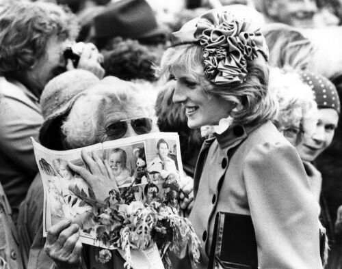 Princess Diana, Town Hall Walkabout, Wellington