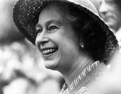 Close-up of Queen Smiling